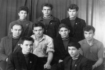 Первая секция самбо Горьковского политехнического