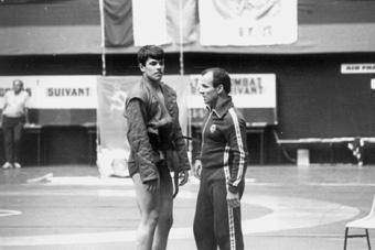 1983 г. Андрей Куприков проигрывает встречу на первенстве мира в Мадриде. После "накрутки" Юрия Борисочкина побеждает "чистым подхватом".